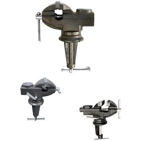 Resim Profesyonel Tutuş Gücü 60 Mm 360 Dönerli Mini Masa Mengenesi 