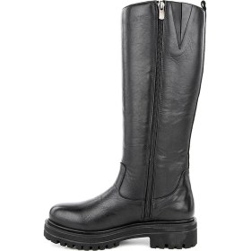 Resim Muya Chadwick 6 Nokta Anatomik Taban Topuk Dikeni Fermuarlı Hakiki Deri Kadın Çizme Siyah 