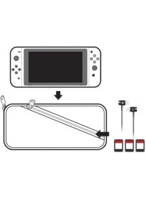 Resim Nintendo Switch Soft Bag Taşıma ÇANTASI-TNS-859 