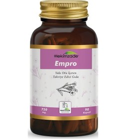 Resim Hekimzade Empro Yakı Otu İçeren Takviye Edici Gıda 750mg 90 Kapsül 
