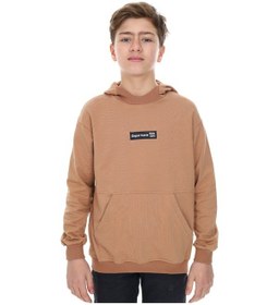 Resim Toontoy Kids Toontoy Erkek Çocuk Depar Tura Baskılı Sweatshirt Kahverengi 