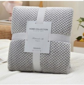 Resim Agoodshop Düz Renkli Ananas Ekose Battaniye Ofis Şekerleme Battaniye Klima Battaniye 36 Derece Üstü 