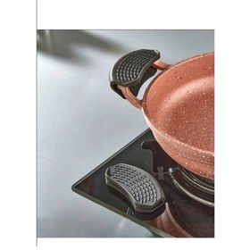 Resim 2 Adet Silikon Tencere Tava Tutacağı Yanmaz Yapışmaz Tutamaç Set 9 X 4 Cm Siyah Silikon Çok Renkli Diğer 