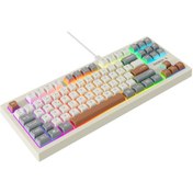 Resim Appa Everest Kb-98 Sılent Tkl-mini Gri/gri Mavi/kahve Rainbow Q Membrane Klavye 