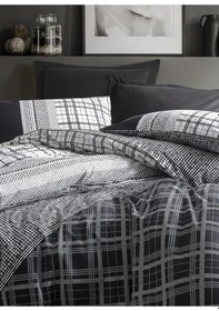 Resim Cotton Box Masculine Tek Kişilik Nevresim Takımı Carlos Siyah (483192652) 