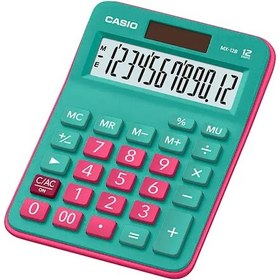 Resim Casio MX-12B-GNRD 12 Haneli Masaüstü Hesap Makinesi 