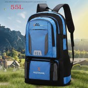 Resim Outdoor Yürüyüş Sırt Çantası, Unisex Spor Sırt Çantası, Geniş Kapasiteli Casual Hiking Çanta, Outdoor Macera Paketi, Tırmanış Kurtarma Ekipmanı Çantası, İp Saklama Kesesi, Ekstra Büyük İp Organizatörü, 70L ve 55L Seçenekleriyle Mevcut 