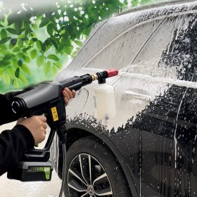 Resim Robeve Bear Force Foam Lance Köpük Aparatı Quick Plug ve Şarjlı Cihazlarla Uyumlu 0,6 Litre Köpük Yapıcı Kar Köpüğü Yapıcı Aparat 