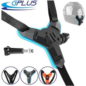 Resim Kask Kamera Çene Tutucu Tüm Kameralar İle Uyumlu Gplus Gp523 Mavi 