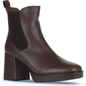 Resim Bueno Shoes Kahverengi Deri Kadın Topuklu Bot 01WV8100 01WV8100 