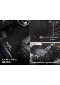 Resim Omega Halı Paspas Araca Özel Üretim Yazılı 