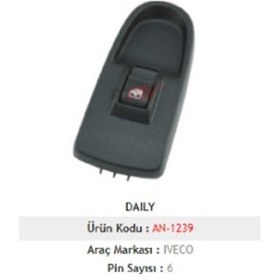 Resim Unıversal Cam Anahtarı-iveco Daıly 12-14 Sağ Çerçeveli - Mcar-an1239 