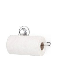 Resim Hem Vantuzlu Hem Vidalı Banyo Aksesuarı 3 Lü Set Kare Havluluk + Tuvalet Kağıtlığı + Kağıt Havlu Askısı Gri 
