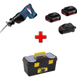 Resim Bosch Gsa 18 V Li Akülü Tilki Kuyruğu Makinası 18 V 5Ah 