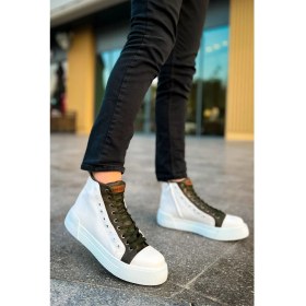 Resim Chekich CH167 - Gbt Blazer Erkek Bot Beyaz / Hakı 