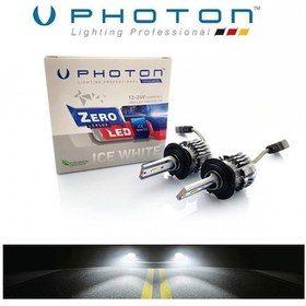 Resim Photon H7 Photon LED Xenon Oto Ampul Zero Fansız Beyaz şimşek led 