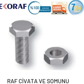 Resim Mekoraf Mekoraf Cıvata Somun 40 Adet Fıyatıdır.. 13 Anahtara Göre 