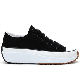 Resim Derimod Kadın Siyah Kalın Tabanlı Sneaker 24sfe14516f 