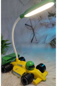 Resim Yiğit Usb Araba Figürlü Masa Lambası Hediyelik Gece Lambası Şarj Edilebilir Çocuklar Için 