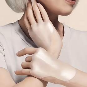 Resim Çift Silikon Güzellik El Yapışkanı, El Güzellik Yaması, Silikon Avuç İçi Yapışkanı 