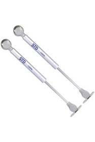 Resim Yıldızan Std Dolap Amartisörü Gazlı Piston 100 Newton Gri Renk 2 Adet - Mobilya Makasları - Tek Ebat 1268290 