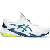 Resim Asics Court Ff 3 Clay Beyaz Tenis Ayakkabısı 1041a371-101 Asics