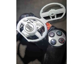 Resim Salıncak Ps4 Mini Direksiyon Tek Kasa Çift Direksiyon (Metal Rulmanlı Tam Ölçü) BEYAZ 