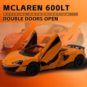 Resim McLaren 600LT için - 1:36 Ölçekli Döküm, Geri Çekme Eylemi, Manuel İşletim - Canlı Turuncu Siyah Vurgularla, Çinko Alaşım - Erkek & Kız Çocukları İçin İdeal Oyuncak, Mükemmel Doğum Günü Hediyesi 