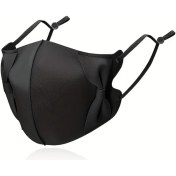 Resim Dashanshop 1 Adet Siyah Hafif Nefes Alabilir Soğutucu Yüz Maskesi Esnek Yıkanabilir Siyah 