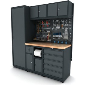 Resim İdeal Ekipman 1.8 Metre Modüler Çalışma Tezgahı İE.36.18.04 