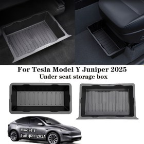 Resim For Tesla Model Y Juniper 2025 Ön Koltuk Altı Depolama Kutusu Sünger Pedli, TPE Malzeme | for Tesla Model Y İç Aksesuarları için Koltuk Saklama Tepsisi, Araç Düzenleme, Şık Tasarım, Dayanıklı Yapı, Koltuk Organizatörü, Modern Araba Aksesuarı, Yüksek Kaliteli Tpe, Araç Koltuğu Ekleme, Araba Tutkunları 