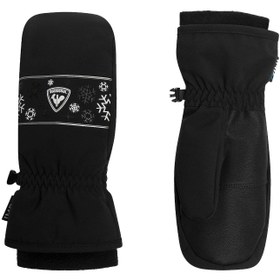 Resim Rossignol Jr Jane Impr Kız Çocuk Siyah Eldiven 