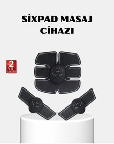 Resim Ems Vücut Geliştirici Göbek Ve Kol Pedli 6 Modlu Akıllı Kas Cihazı 