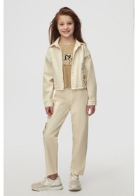 Resim Nk Kids Flourish Kız Çocuk Ceket 38408 Krem 