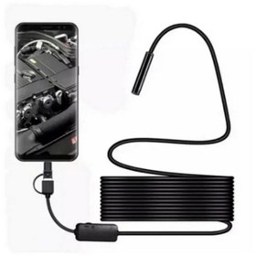 Resim SepetBudur Endoskop Yılan Video Kamera Led’li 10 Metre 7 Mm Sert Kablo 