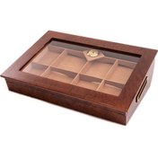 Resim Koyu Kahve Humidor 