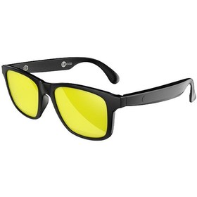 Resim Hombey Lenovo Lecoo C8 Lite Akıllı Gözlük: Bt 5.3 Kulaklık, Uv400 Güneş Gözlüğü, Hd Mikrofonlu Spor Kulaklığı, Hafif Tasarım Sarı Lens Siyah 