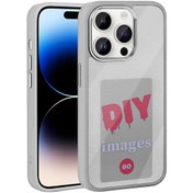 Resim iPhone 14 Pro Max Kılıf Ekranı Yansıtan Akıllı NFC Kapak 