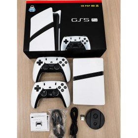 Resim Azurtech Gs5 Pro Kablosuz Çift Kol Oyun Konsolu Uyumlu 4k-Hdmı 53 Emulatör 30000 Oyunlu 2.4g Gaming Atari 