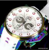 Resim Invicta I Force Bomber Iridescent Beyaz Rubber 50 MM Chronograph 25277 Erkek Kol Saati 886678312148 