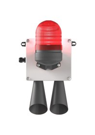 Resim Mesan Led Multifonksiyon 2x 43 Ses Siren Kırmızı 12-24vac/dc Ms 5805.1.12-24vac/dc 