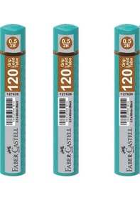Resim Faber-castell Grip Min 0.5 Mm 120'li Tüp Turkuaz - 3 Adet 