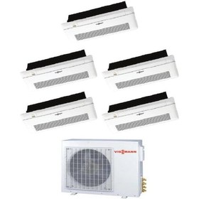 Resim Viessmann Vitoclima Multi Tek Yön Kaset 1+5 Sistem O5F3120M2 9+9+9+9+18 Btu İç 12.0 Kw Dış Ünite 