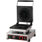 Resim Işıkgaz Sılverınox Tekli Çiçek Waffle Makinesi 