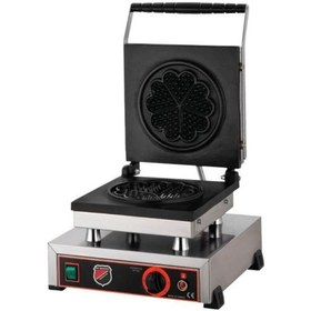 Resim Işıkgaz Sılverınox Tekli Çiçek Waffle Makinesi 