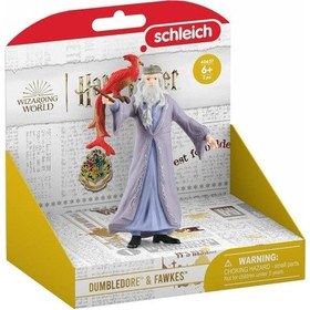 Resim Schleich Harry Potter Büyücülük Dünyası Mini Figür Dumbledore Ve Fawkes 42637 