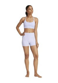 Resim Adidas All Me Ls Kadın Mor Bisiklet Yaka Sporcu Sütyeni Mor 