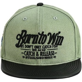 Resim Fujin Btw Leather Visor Light Green Şapka 