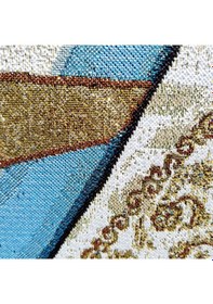 Resim Dini Seri-07 Dokuma Goblen Kumaş-Vav(mavi) 