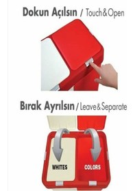 Resim Motek Ikdokunmatik Kirli Çamaşır Sepeti Gri - Beyaz Diğer 